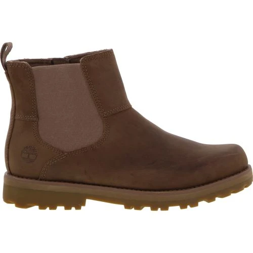 Timberland Womens Junior Courma Kid Chelsea Boots - Brown 4 Timberland Womens Junior Courma Kid Chelsea Boots - Brown - Image 2
