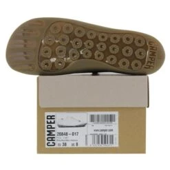 Camper Womens Peu Cami 20848 Leather Shoes Trainers - Black -Fashion Shoe Store 20848 017 Black SOLE Extra563477 2