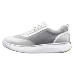 Joya Womens Laura Casual Leather Trainers - Light Grey -Fashion Shoe Store 962sne c 11