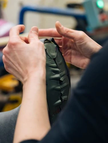 Aigle Parcours 2 ISO Mens Womens Adjustable Neoprene Wellies Rain Boots - Khaki 7 Aigle Parcours 2 ISO Mens Womens Adjustable Neoprene Wellies Rain Boots - Khaki - Image 5