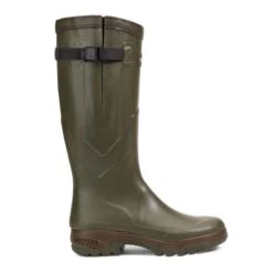 Aigle Parcours 2 Vario Adjustable Mens Womens Wellies Rain Boots - Khaki -Fashion Shoe Store Aigle Parcours2VarioX Kaki 1 21