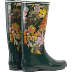 Aigle Womens Venice Wellington Boots - Kew Gardens -Fashion Shoe Store Aigle VenisePrint KewGarden2 3 6