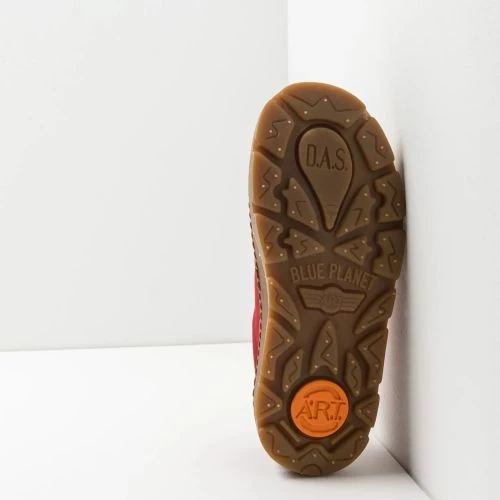 Art Mens Womens 1173 Blue Planet Chunky Shoes Trainers - Red 8 Art Mens Womens 1173 Blue Planet Chunky Shoes Trainers - Red - Image 6