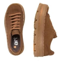 Art Mens Womens 1173 Blue Planet Chunky Shoes Trainers - Roble -Fashion Shoe Store Art 1773BluePlanet RobleBrown 4 10