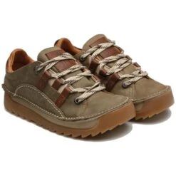 Art Mens Womens Skyline 590 Shoes - Kaki