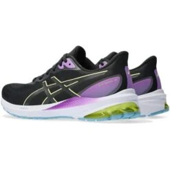Asics Womens GT-1000 12 Running Shoes - Black Glow Yellow 12 Asics Womens GT-1000 12 Running Shoes - Black Glow Yellow -Fashion Shoe Store Asics GT 1000 12 BkGlowYellow 5 7