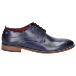 Base London Mens Script Shoes - Navy -Fashion Shoe Store BaseLondon ScriptWashed Navy 4 7