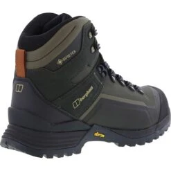 Berghaus Mens Storm Trek GTX Waterproof Walking Boot - Brown Dark Green -Fashion Shoe Store Berghaus StormTrek BrDkGn 08 8