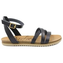 Blowfish Malibu Womens Maylie Sandals - Black Dyecut Amazon -Fashion Shoe Store Blowfish Maylie Black 2 5