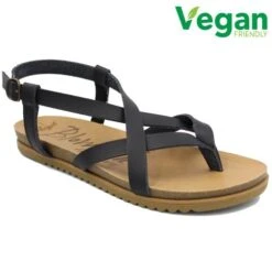 Blowfish Womens Mirenda Sandals - Black Dyecut