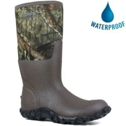 Bogs Mens Madras Wellington Boots - Camo Mossy Oak