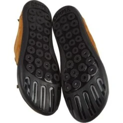 Camper Womens Peu Cami K200514 Leather Shoes Trainers - Tan Brown -Fashion Shoe Store Camper K200514 034 Brown 5 4