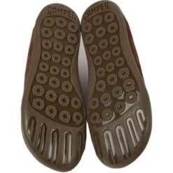 Camper Womens Peu Cami K200514 Leather Shoes Trainers - Brown -Fashion Shoe Store Camper K200514 035 TieCrayon 4 4