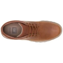 Caterpillar Mens Elude Waterproof Ankle Boots - Leather Brown -Fashion Shoe Store Cat EludeWPMid LthBrown 6 16