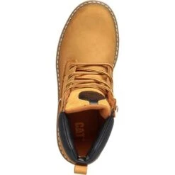Caterpillar Mens Stickshift Wide Fit Boots - Honey -Fashion Shoe Store Caterpillar Stickshift Honey 4 6