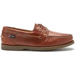 Chatham Mens Deck II G2 Leather Sailing Boat Deck Shoes - Chestnut -Fashion Shoe Store Chatham DeckIIG2 Chestnut 4 8