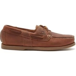 Chatham Mens Java G2 Leather Sailing Boat Deck Shoes - Walnut