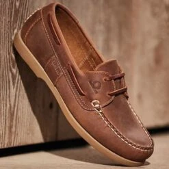 Chatham Mens Java G2 Leather Sailing Boat Deck Shoes - Walnut -Fashion Shoe Store Chatham JavaG2 Walnut 6 10