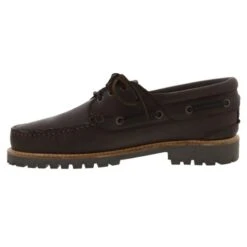 Chatham Mens Sperrin Leather Country Deck Boat Shoes - Dark Brown -Fashion Shoe Store Chatham Sperrin DarkBrown03 8