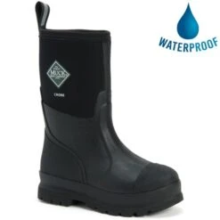 Muck Boots Unisex Chore Classic Mid Wellington Boots - Black