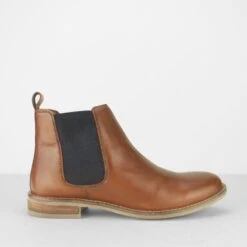 Cipriata Womens Alexandra Leather Chelsea Boots - Cognac Tan