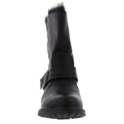 Cipriata Womens Andreana Biker Style Ankle Boots - Black -Fashion Shoe Store Cipriata L830A Black02 6