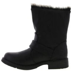 Cipriata Womens Andreana Biker Style Ankle Boots - Black -Fashion Shoe Store Cipriata L830A Black03 6