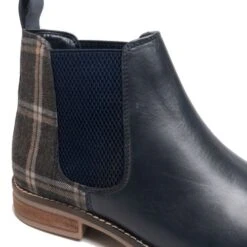 Cipriata Womens Zoe Leather Chelsea Boots - Blue Tweed 9 Cipriata Womens Zoe Leather Chelsea Boots - Blue Tweed -Fashion Shoe Store Cipriata ZoeRT Navy 3 15