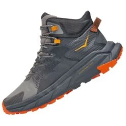 Hoka Mens Trail Code GTX Waterproof Walking Boots - Castlerock Persimmon Orange -Fashion Shoe Store CodeGTX CastlerockOrange 4824723 1