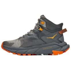 Hoka Mens Trail Code GTX Waterproof Walking Boots - Castlerock Persimmon Orange -Fashion Shoe Store CodeGTX CastlerockOrange 8824718 1