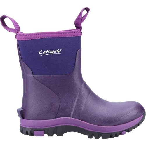 Cotswold Womens Blaze Wellington Boots - Purple 4 Cotswold Womens Blaze Wellington Boots - Purple - Image 2