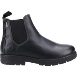Cotswold Mens Farmington Waterproof Chelsea Boot - Black -Fashion Shoe Store Cotswold Farmington Black 4 5