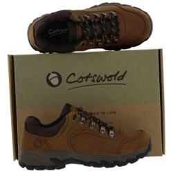 Cotswold Mens Hawling Waterproof Walking Shoe - Brown 14 Cotswold Mens Hawling Waterproof Walking Shoe - Brown -Fashion Shoe Store Cotswold Hawling Brown PAIR 5