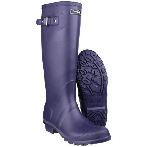 Cotswold Womens Sandringham Original Tall Wellington Boots - Purple 5 Cotswold Womens Sandringham Original Tall Wellington Boots - Purple - Image 3