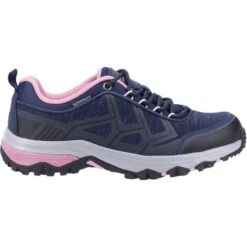 Cotswold Womens Wychwood Waterproof Shoes - Navy Pink -Fashion Shoe Store Cotswold WychwoodShoe NavyPink 4 6
