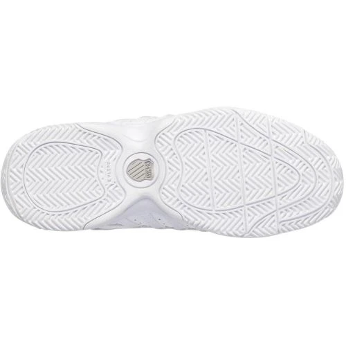 K-Swiss Womens Court Prestir Tennis Shoes - White Silver 8 K-Swiss Womens Court Prestir Tennis Shoes - White Silver - Image 6