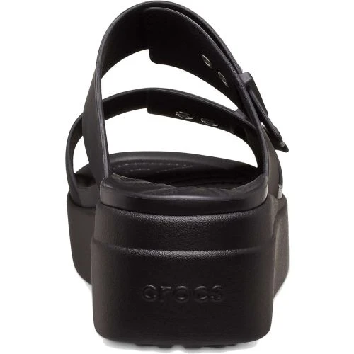 Crocs Brooklyn Buckle Low Platform Sandals - Black 5 Crocs Brooklyn Buckle Low Platform Sandals - Black - Image 3