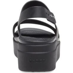 Crocs Womens Brooklyn Low Wedge Sandals - Black 12 Crocs Womens Brooklyn Low Wedge Sandals - Black -Fashion Shoe Store Crocs BrooklynLowWedge Blackbk 6 5
