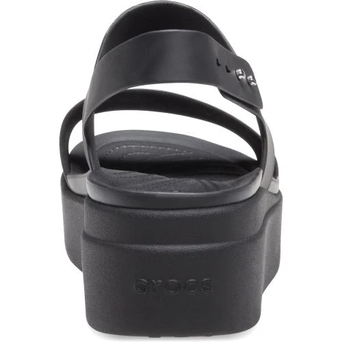 Crocs Womens Brooklyn Low Wedge Sandals - Black 7 Crocs Womens Brooklyn Low Wedge Sandals - Black - Image 5