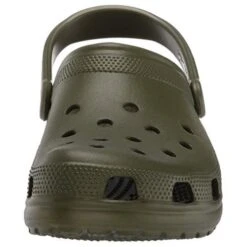 Crocs Mens Womens Classic Clog Vegan Work Shoes Sandals - Army Green -Fashion Shoe Store Crocs Classic ArmyGreen4 14