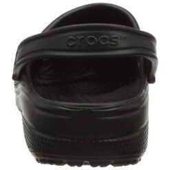 Crocs Mens Womens Classic Clog Vegan Work Shoes Sandals - Black -Fashion Shoe Store Crocs Classic Black1 13