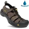 Keen Mens Newport Waterproof Sandals - Bison -Fashion Shoe Store DA0438BISwat 1