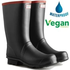 Hunter Mens Argyll Short Knee Wellies Rain Boots