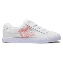 DC Womens Chelsea Trainers White Pink White -Fashion Shoe Store DC Chelsea WhitePinkWhite 3 ed 9