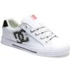 DC Womens Chelsea Trainers - White Zebra