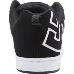 DC Womens Court Graffik Skate Shoes - Black Flame -Fashion Shoe Store DC CourtGraffik BlackFlamesBFM 3 9