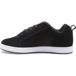 DC Womens Court Graffik Skate Shoes - Black Flame -Fashion Shoe Store DC CourtGraffik BlackFlamesBFM 5 9