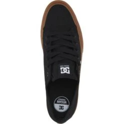 DC Mens Manual Canvas Skate Shoes - Black Gum -Fashion Shoe Store DC Manual BlackGum 5 34
