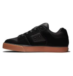 DC Mens Pure Skate Shoes - Black Gum -Fashion Shoe Store DC Pure bgm 5 9