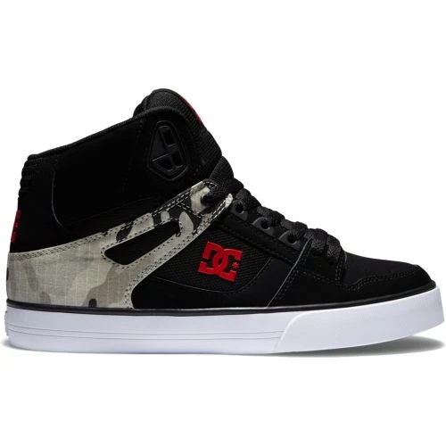 DC Mens Pure High Top Trainers - Astro Camo Black 4 DC Mens Pure High Top Trainers - Astro Camo Black - Image 2